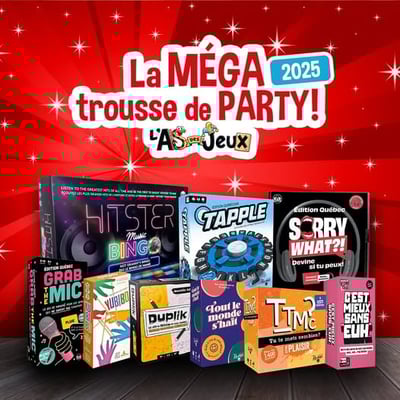 Participez au concours L'As des jeux pour remporter une somptueuse trousse de fête 2025!