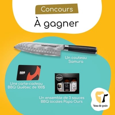 Participez au concours estival du Veau de grain du Québec !
