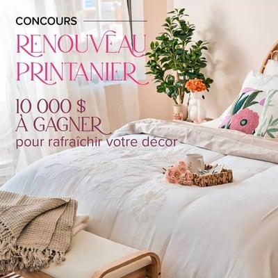 Concours Linen Chest : rafraîchissez votre décor et tentez de gagner 10 000 $ !