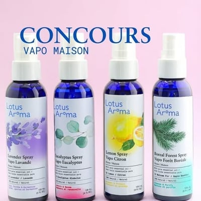 Participez au concours LOTUS AROMA et remportez l'intégralité de nos vapos naturels!