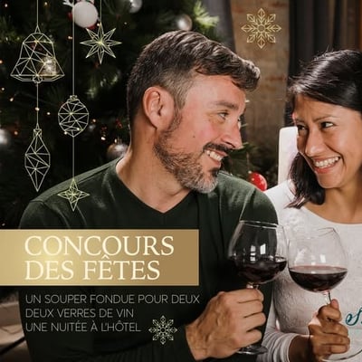 Concours Manoir D'Youville : Remportez un dîner fondue exquis pour deux personnes !