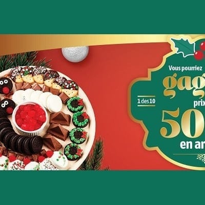 Participez au concours Mondelez et remportez l'un des 10 prix de 500 $ en espèces!