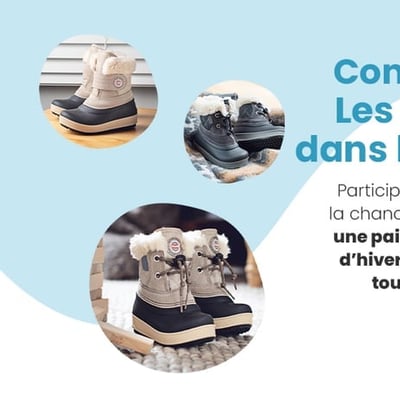 Participer au concours Naître et grandir : remporter des bottes hivernales pour votre enfant !