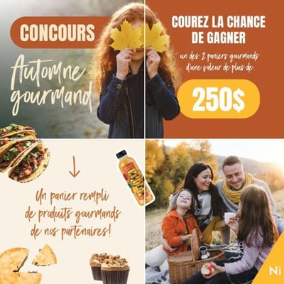 Participez au Concours Nutri-Impact pour décrocher l'un des deux prestigieux paniers gourmands!