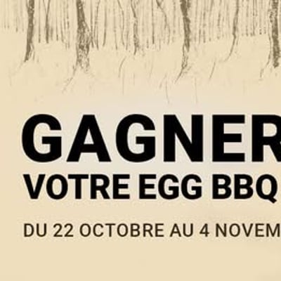 Participez au concours Pasquier et remportez un prestigieux barbecue Egg !