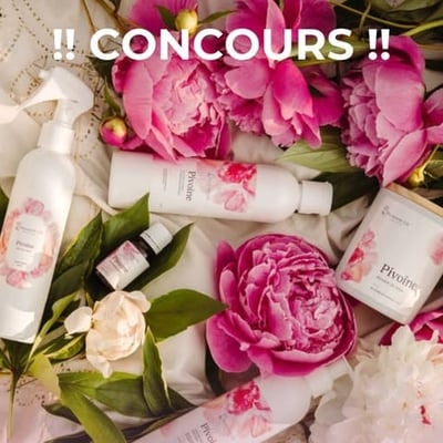 Participez au concours Pivoinerie Lili pour remporter l'intégralité des produits Pivoine, évalués à 126,50$.