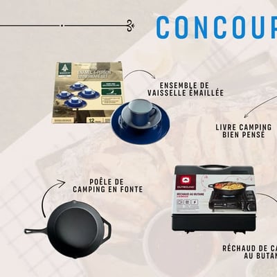 Concours Pratico Édition et Caty Bérubé - Fêtez l'avènement de la saison de camping!