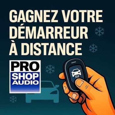 Participez au Concours Pro Shop Audio et remportez un démarreur à distance!