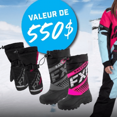 Participez au concours et gagnez un ensemble FXR d'une valeur de 550 $ pour enfant.