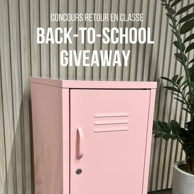 Concours de la rentrée scolaire La Vie en Rose !