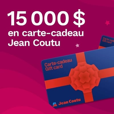Concours Rythme FM 105,7 : 15 000$ en cartes-cadeaux Jean Coutu à remporter!