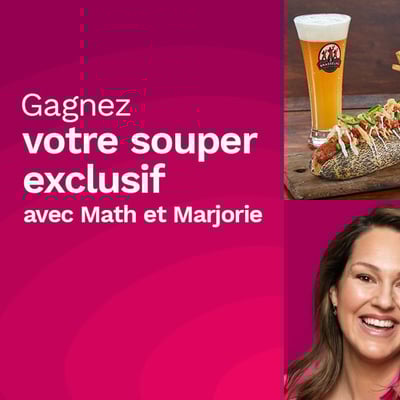 Concours Rythme FM 105.7 - Dînez avec distinction auprès de Mathieu Dufour et Marjorie Vallée !
