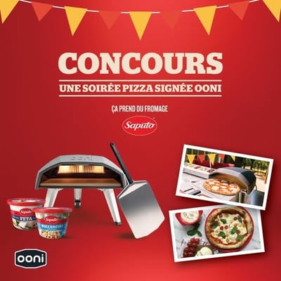 Concours Saputo - UNE SOIRÉE PIZZA PAR OONI EXIGE DU FROMAGE SAPUTO !