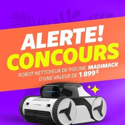 Participez au concours Sima pour remporter un robot nettoyeur Madimack d'une valeur de 1899 $.