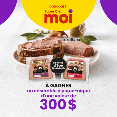 Participez au Concours Super C pour remporter un lot de pique-nique d'une valeur de 300 $ !