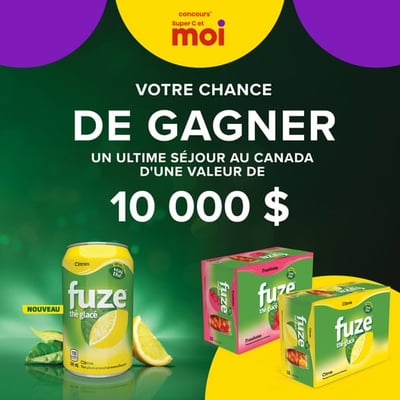 Participez au Concours Super C pour remporter un somptueux séjour au Canada de 10 000 $ !