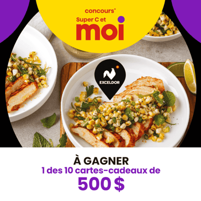 Participez au concours Super C pour remporter l'une des 10 cartes-cadeaux de 500 $!