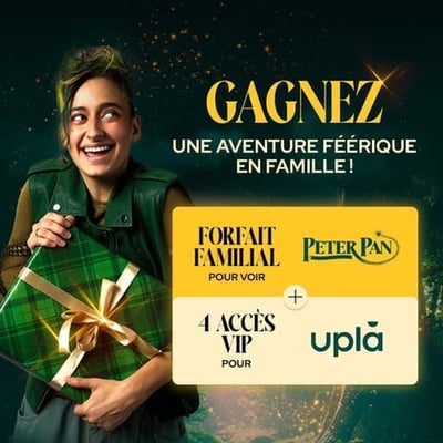 Concours UPLÀ et Peter Pan vous convient à une enchanteuse aventure familiale.