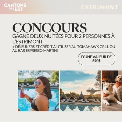 Participez pour vivre une escapade festive et inoubliable à l'Estrimont !
