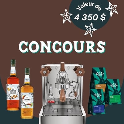 Participez au concours L'Heureux inc. avec Kevin Gravel et Ursae Café pour remporter un prix de 4 350$.