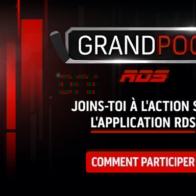 Participez au Grand Pool RDS et gagnez des prix incroyables en lien avec les événements sportifs !