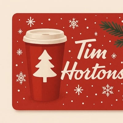 Participez au « Jeu de Mémoire de Noël » et tentez de gagner une carte‑cadeau de 300 $ chez Tim Hortons