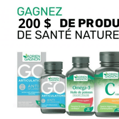 Participez pour remporter un lot Adrien Gagnon d'une valeur de 200$.