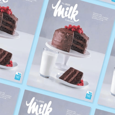 Obtenez un Calendrier du Lait 2025 gratuit par voie postale.
