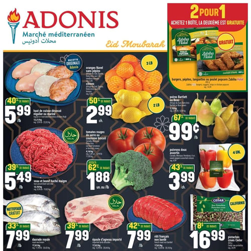 Adonis - Page : 1 - Adonis Mars 2026: Offres Exclusives du 19 au 25!