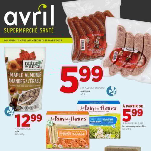  Avril - Supermarché Santé