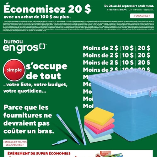  Bureau en Gros