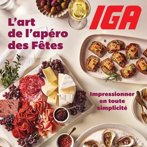  IGA - L'art de l'apéro des fêtes