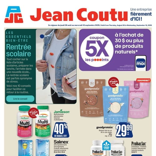  Jean Coutu - Essentiels bien-être Rentrée Scolaire