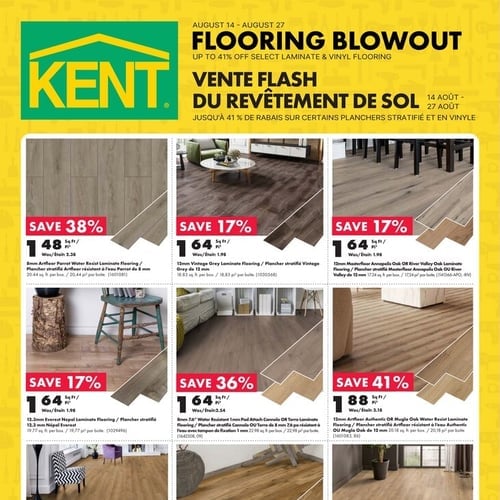  Kent - Vente flash du revêtement de sol