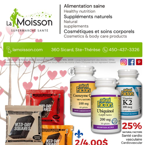 La Moisson Supermarché Santé - Page : 1 - Savourez la Santé : Offres ...