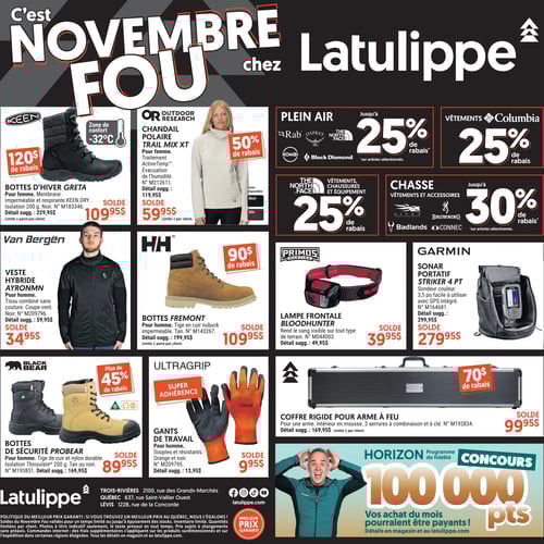  Latulippe - Solde du Vendredi Fou