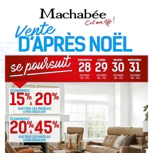 Machabée - Vente d'Après Noël