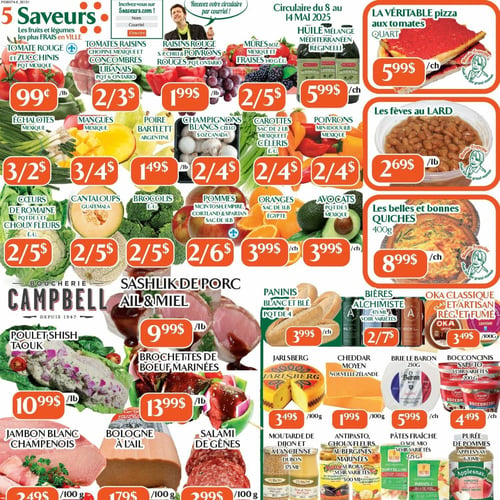 Marché Le 5 Saveurs - Page : 1 - Circulaire Marché Le 5 Saveurs ...