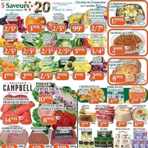  Marché Le 5 Saveurs