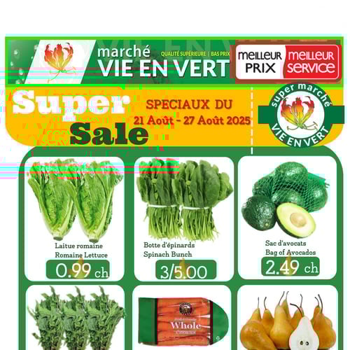  Marché Vie en Vert
