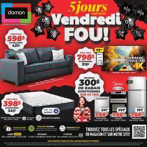  Meubles Domon - Vendredi Fou