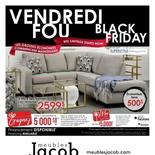  ​Meubles Jacob - Vendredi Fou