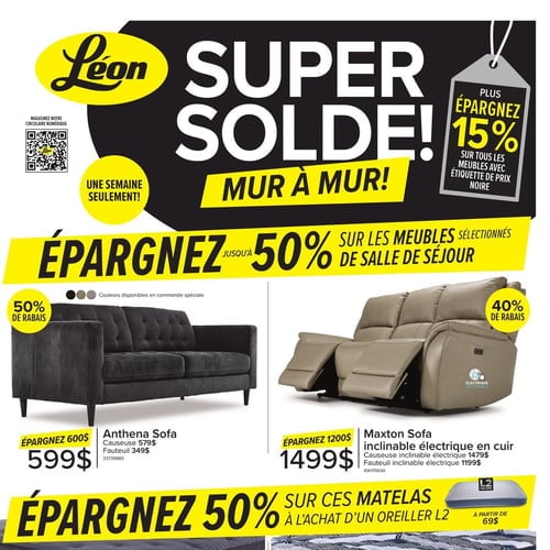  Meubles Léon - Super Solde !