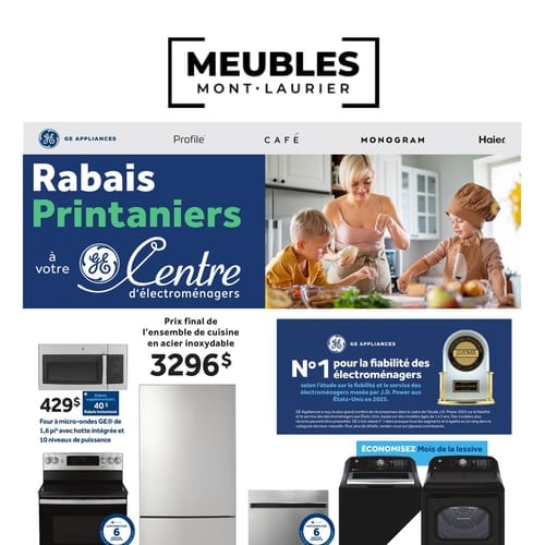  Meubles Mont-Laurier - Rabais Printaniers