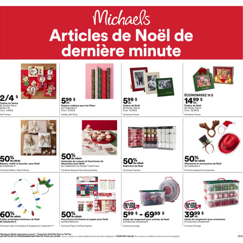  Michaels - Soldes de l'Après-Noël