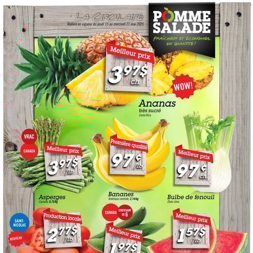  Pomme Salade