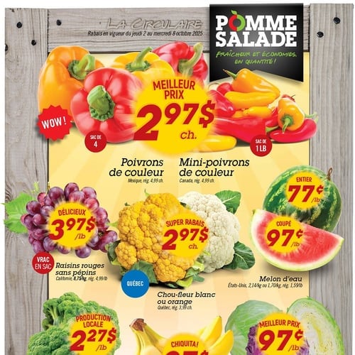  Pomme Salade