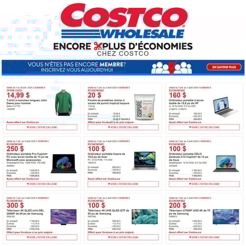 Rabais Costco