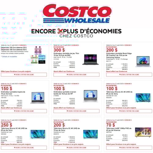 Rabais Costco