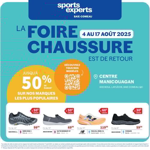  Sports Experts - Foire à Chaussures